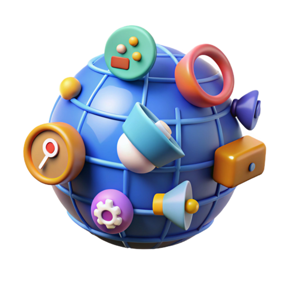Global Network of Communication and Data png