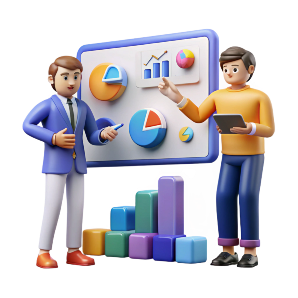 Data Analysis Charts, Graphs, and Business Growth png