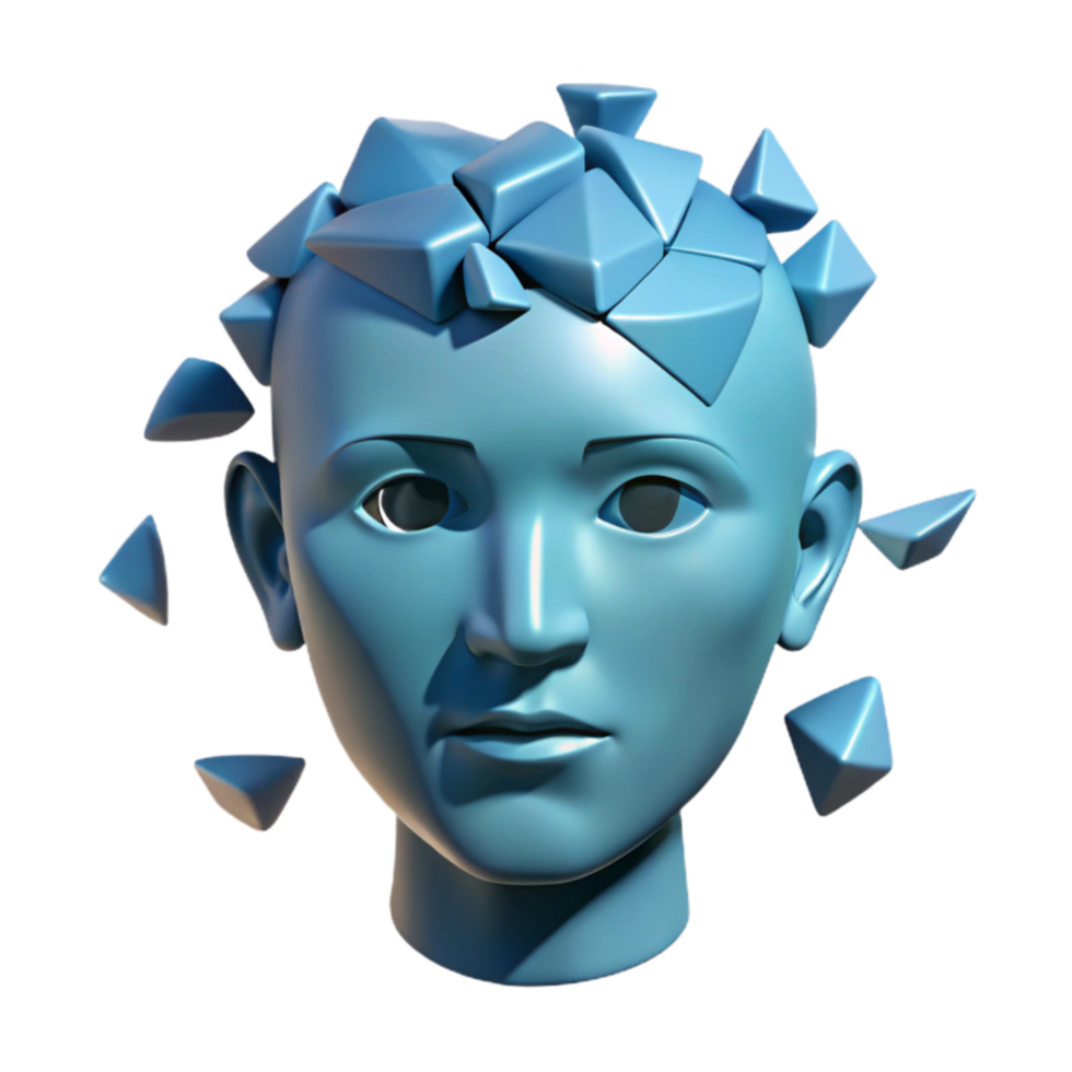 Cognitive Fragmentation A 3D Model of Mental Disruption png