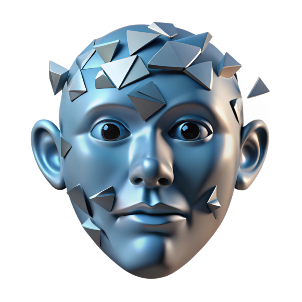 Fragmented Mind A 3D Model of Cognitive Disruption png