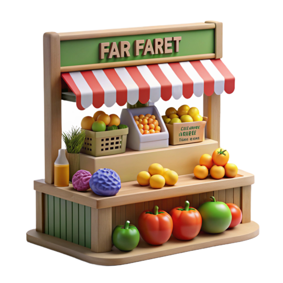 Fresh Produce Market Stand Fruits, Vegetables, and Healthy Eating png