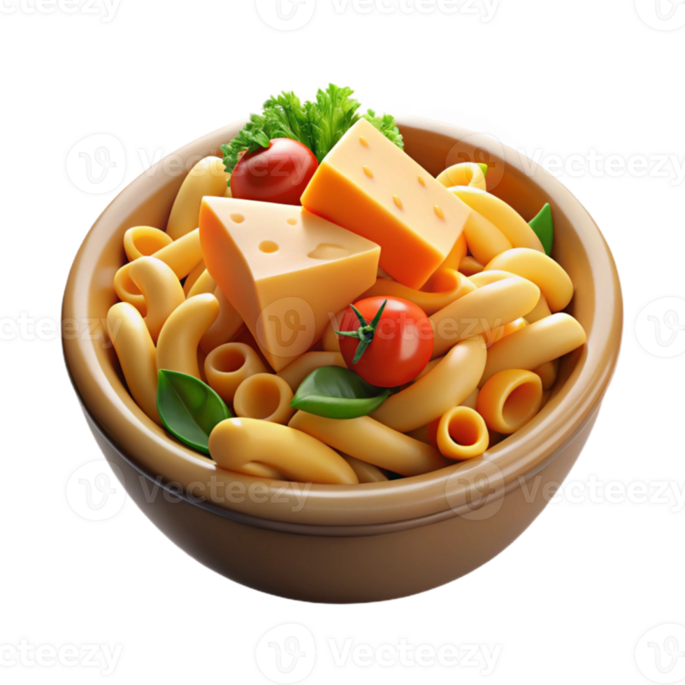 Pasta with Cheese and Tomatoes png