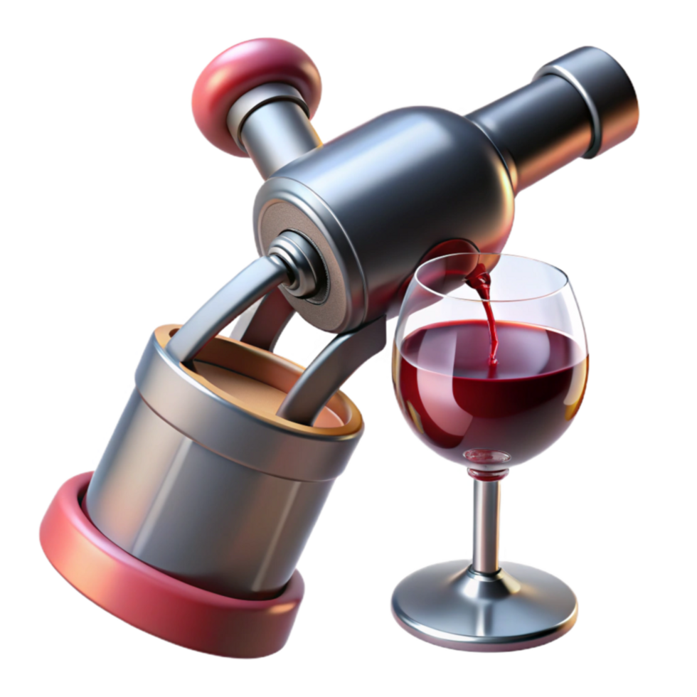 Automatic Wine Pourer Innovative Design for Effortless Wine Serving png