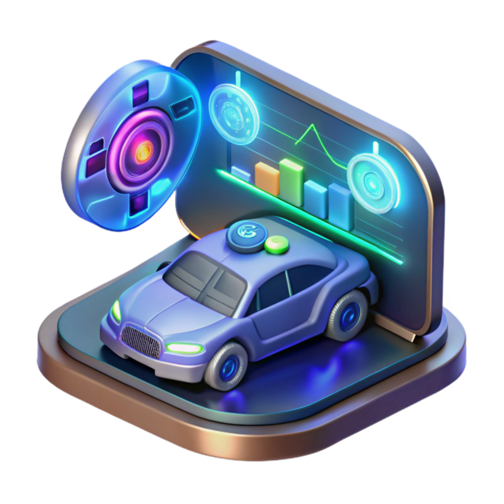 Smart Car Diagnostics Data Analysis Vehicle Monitoring png