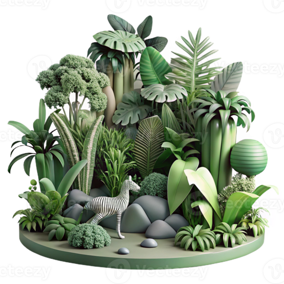 Komodo Natural Tropical Vine Reel Reptile Cage Decor For Terrarium Jungle Habitat Lush Greenery Realistic Non Toxic Plant Hanging Accessory - Small