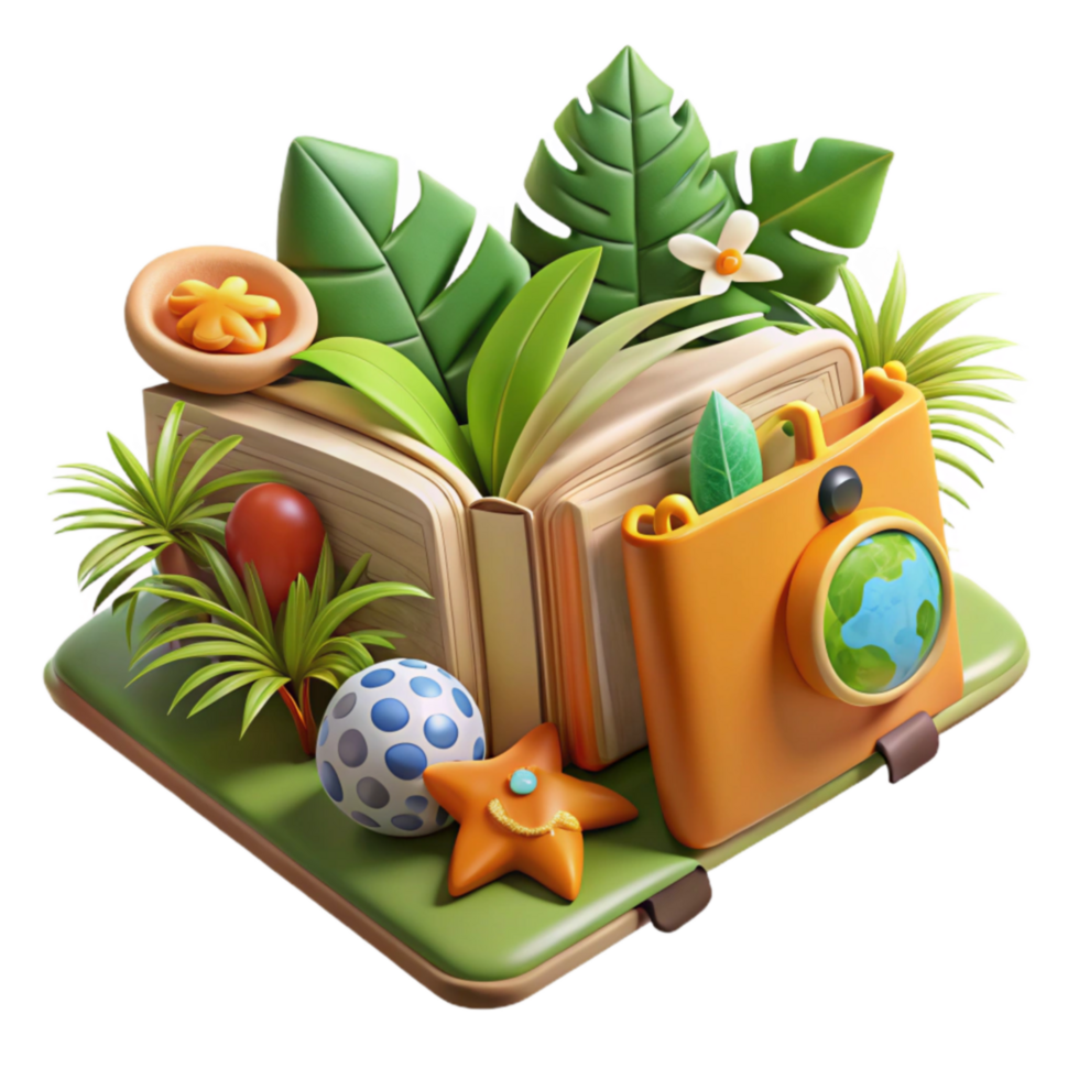 Tropical Adventure A Book of Exploration png