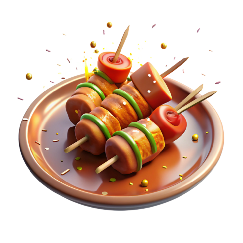 Delicious Grilled Skewers A Culinary Delight png