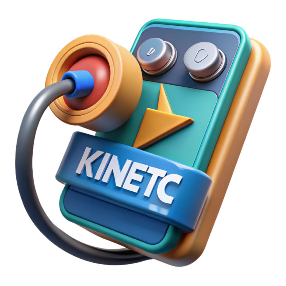 Kinetic Energy Device 3D Render png