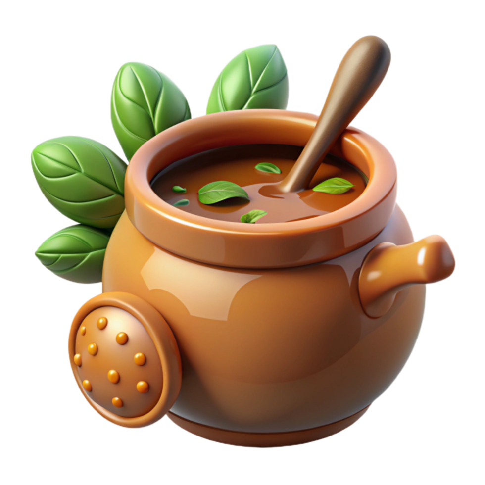 Savory Stew in Earthenware Pot png