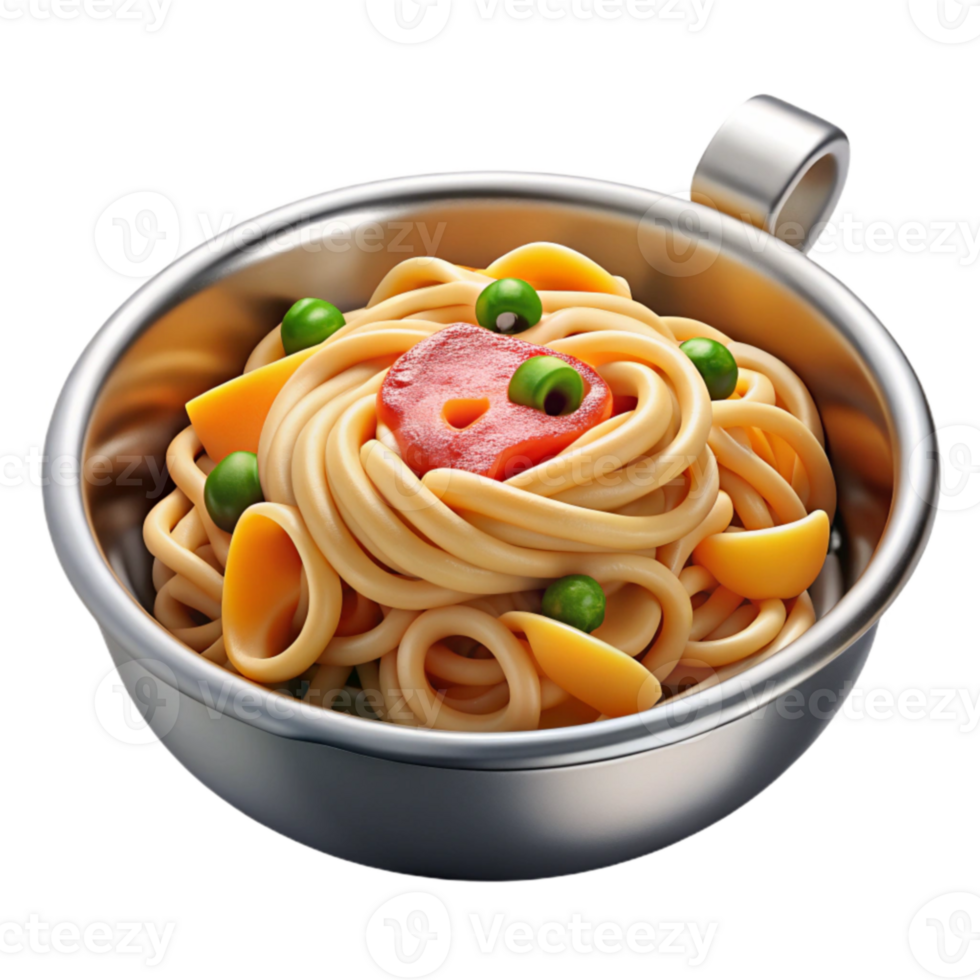 Kid-Friendly Pasta Meal Noodles, Peas, Cheese, and Sauce png