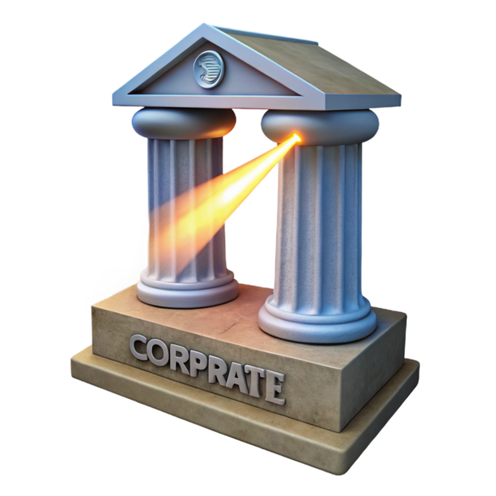 Corporate Structure Pillars of Strength and Stability png