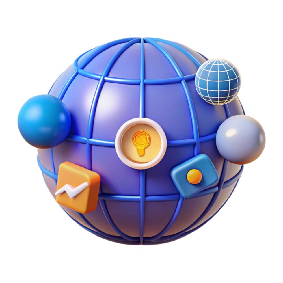 Global Network, Ideas, Communication Connections png