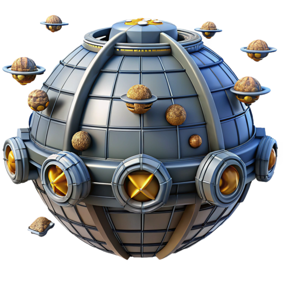 Cosmic Sphere Celestial Mechanics Simulation png
