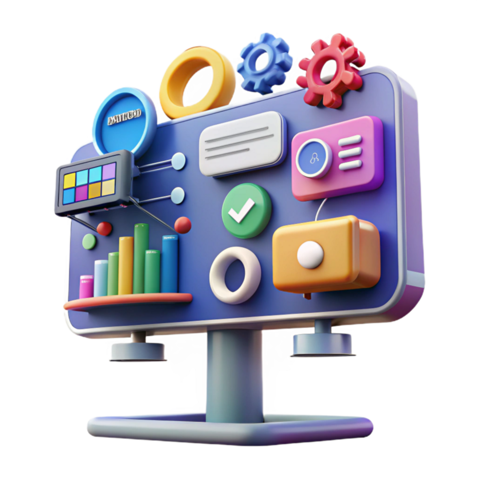 Interactive Data Dashboard Visualizing Metrics Insights png