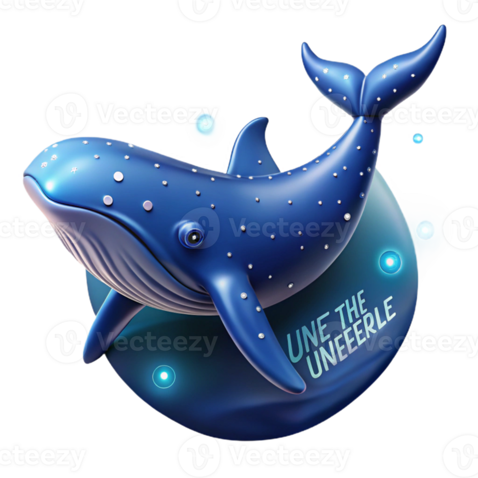 Unveiling the Mystery A 3D Whale s Journey png