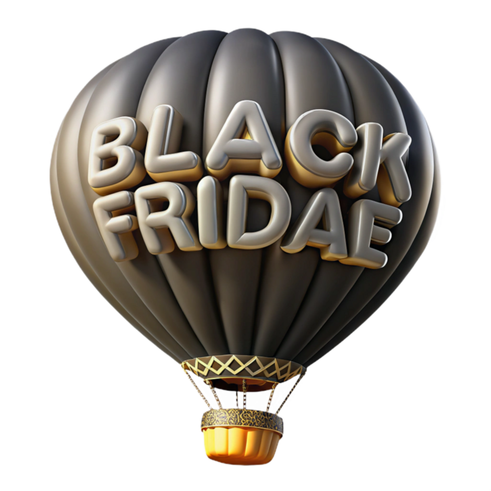 Black Friday Hot Air Balloon Sale Event png