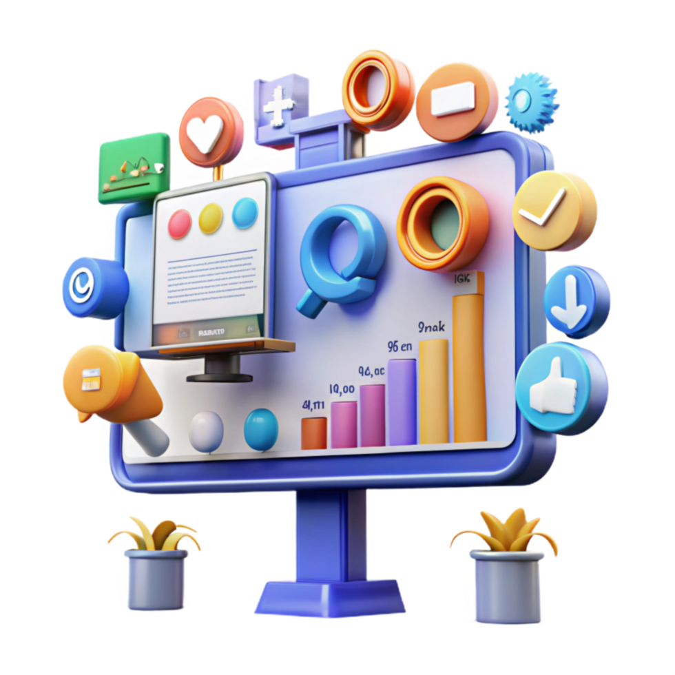 Digital Marketing Analytics Data Visualization and Insights png