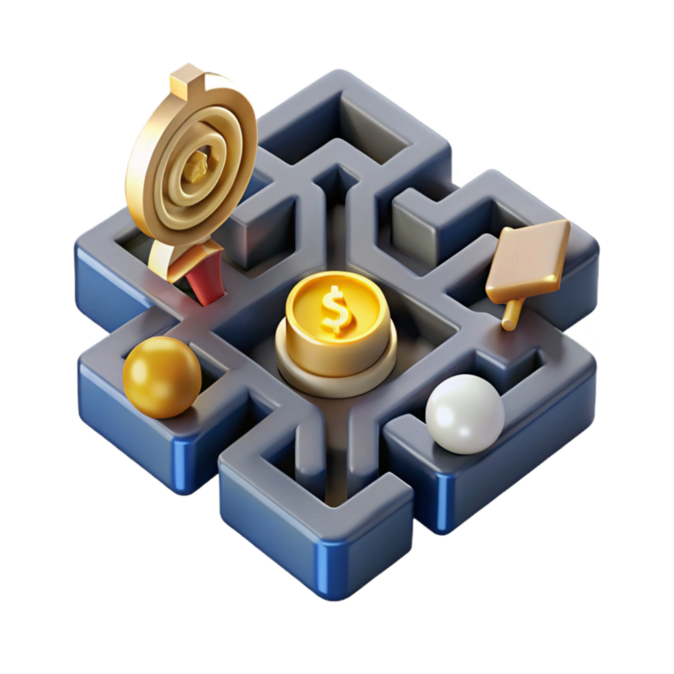 Navigating the Maze to Financial Success png