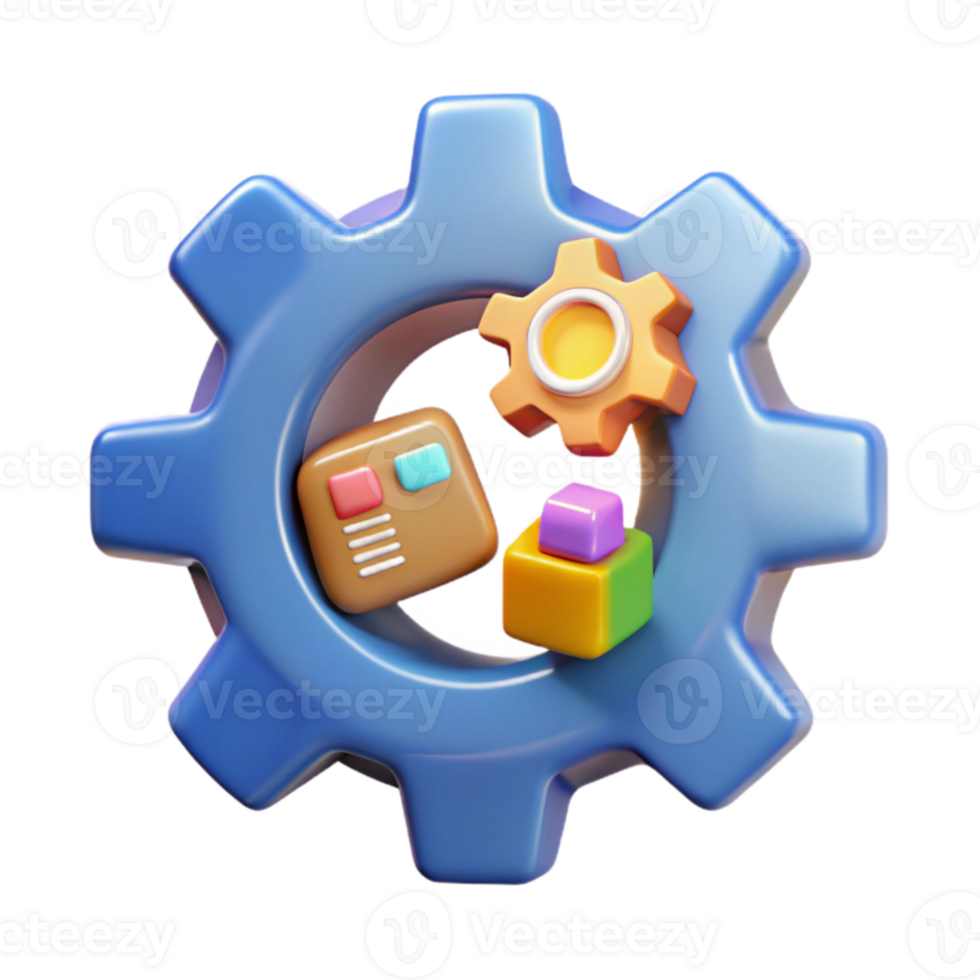System Integration Gears, Blocks, and App Development png