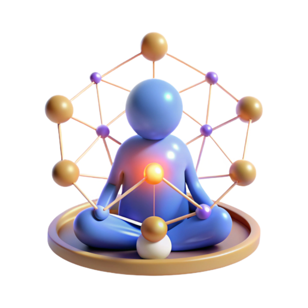 Inner Peace Connecting Mind, Body, and Spirit png