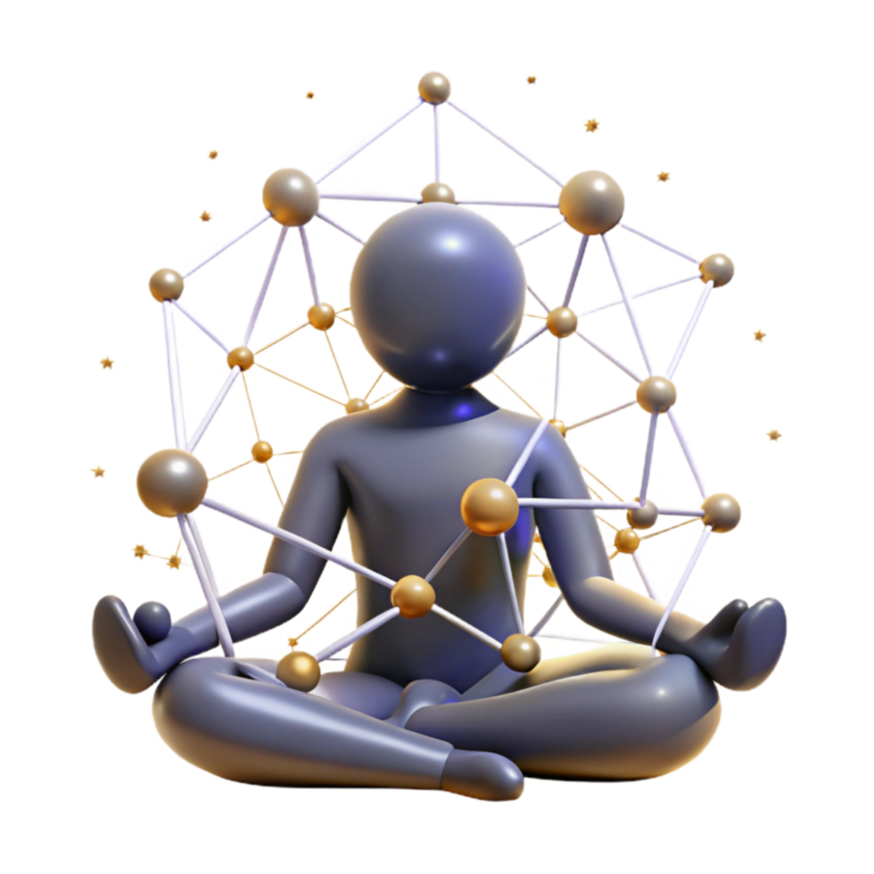 Mindfulness Networked Consciousness A Visual Metaphor png