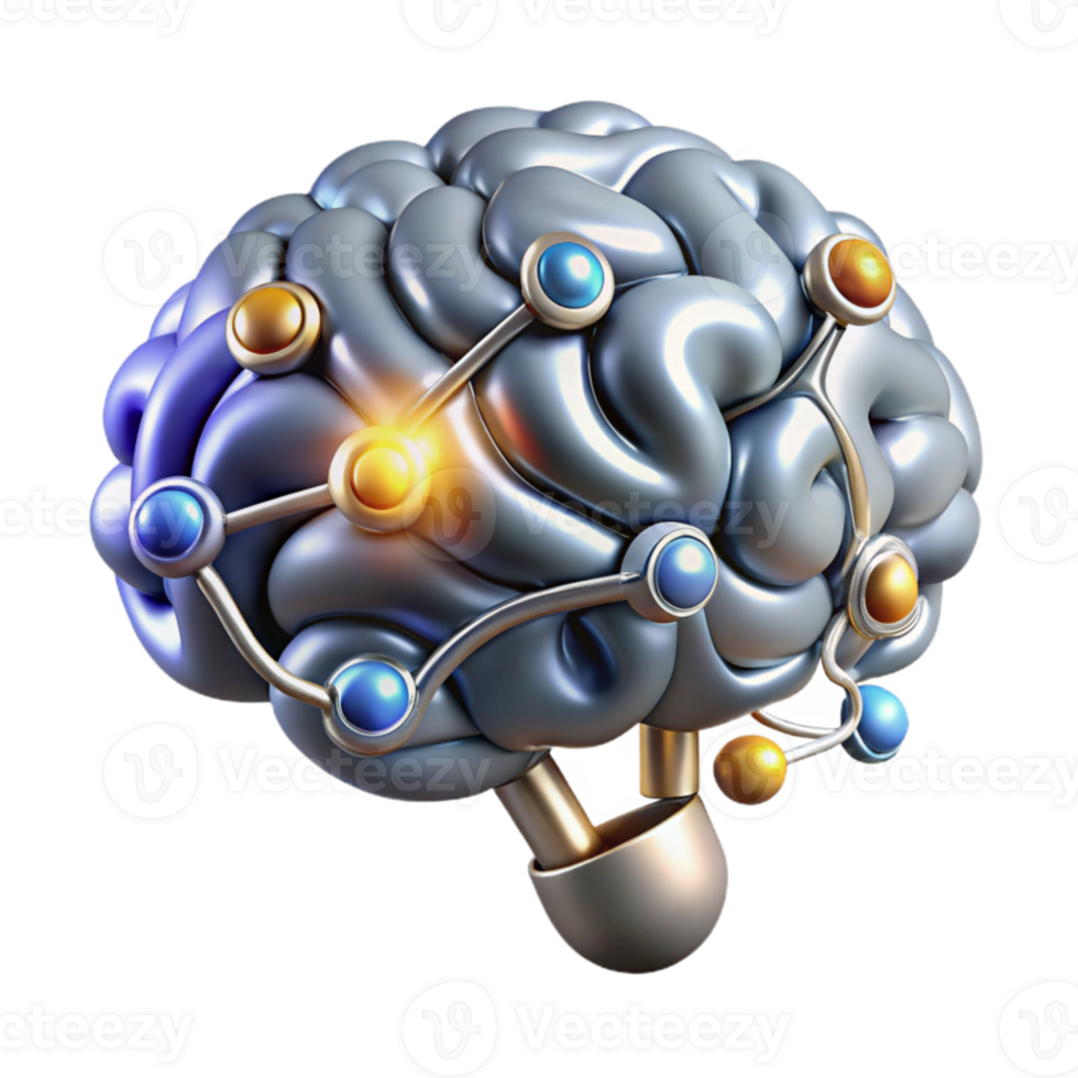 Neural Network Connections Brain Structure Cognitive Function png