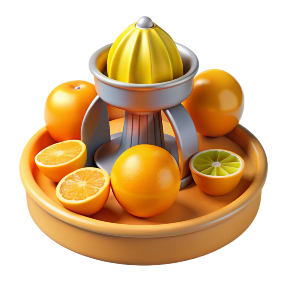 Citrus Juicer with Oranges and Lime png