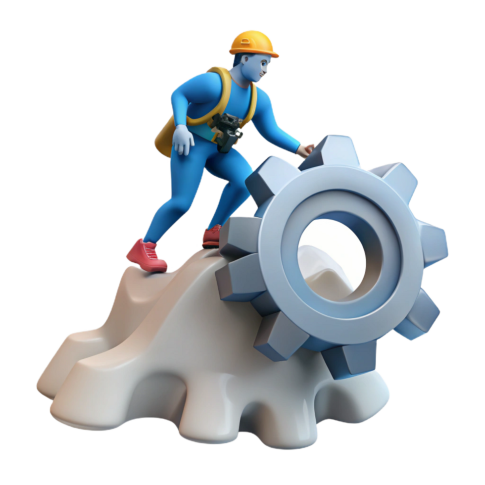 Worker Climbing Gear System Optimization Progress png