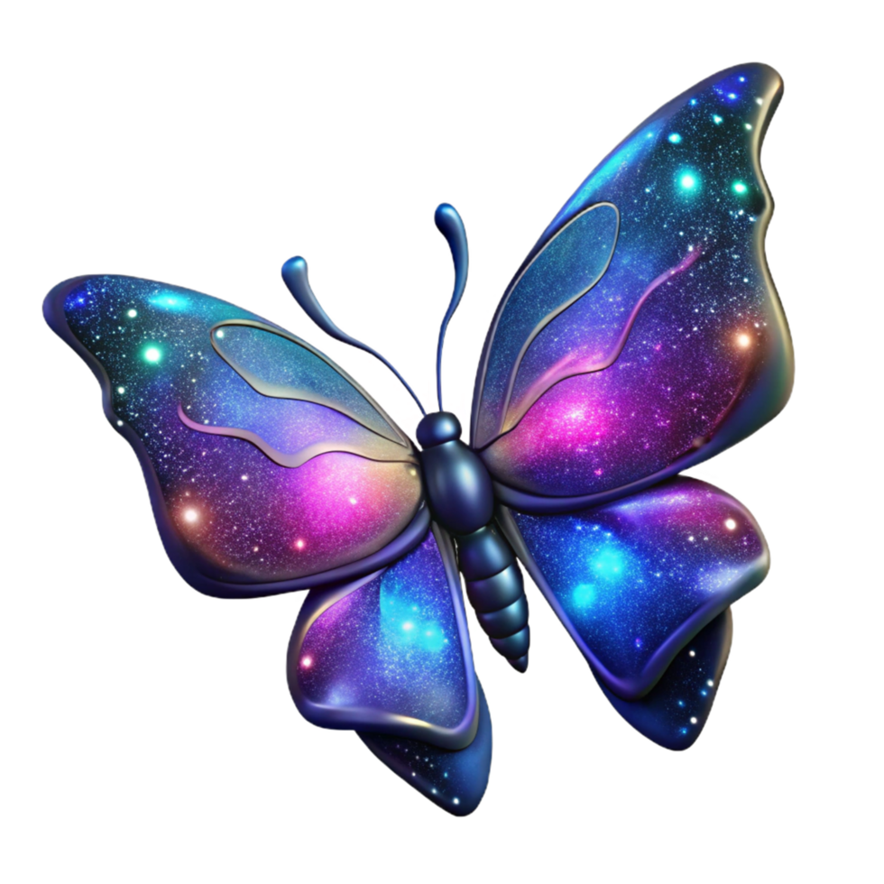 Cosmic Butterfly A Celestial Insect png