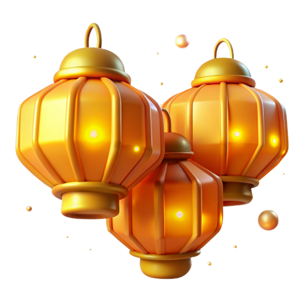 Illuminated Asian Lanterns Festive, Decorative, and Glowing png