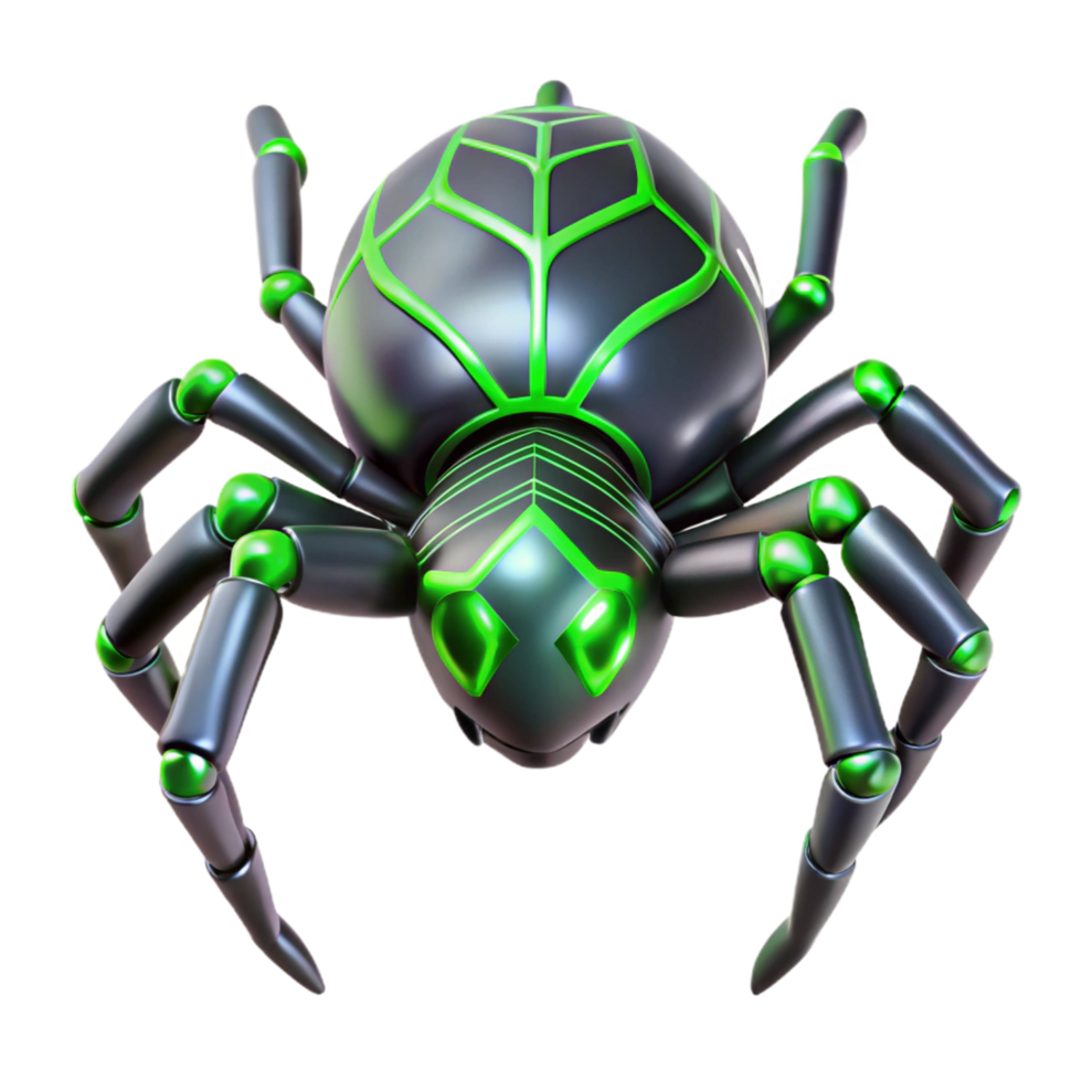 Cybernetic Arachnid A 3D Model of a Futuristic Mechanical Spider png