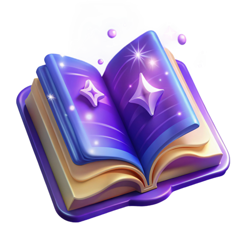 Magical Book A Journey into Fantasy Worlds png
