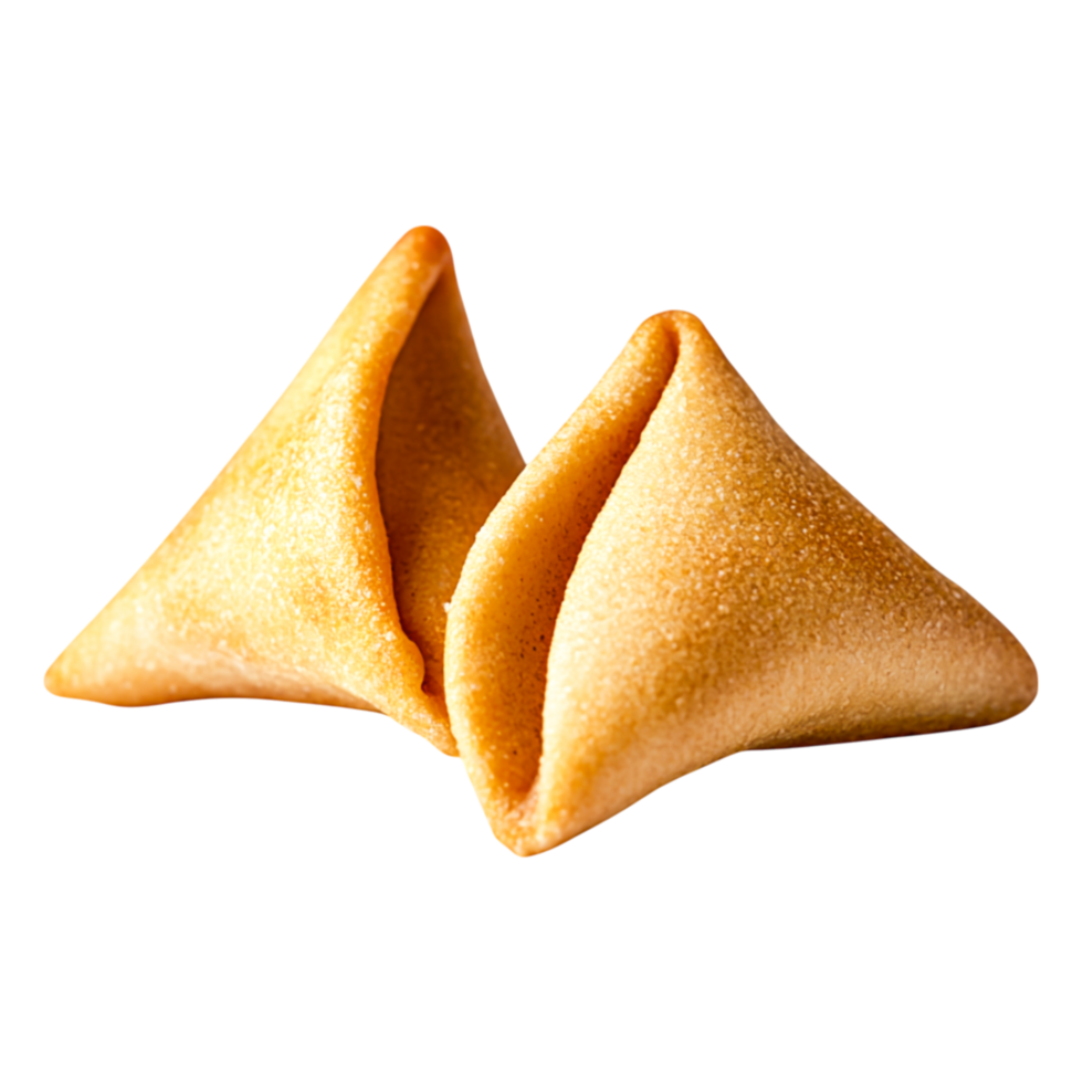 Crispy Golden Fried Dumplings on a Plain Background png