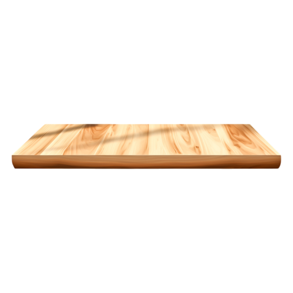 Smooth Wooden Surface for Display and Presentation Purposes png