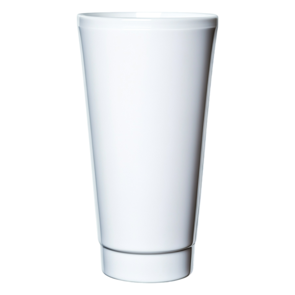 Blank White Ceramic Cup for Custom Design and Branding Opportunities png