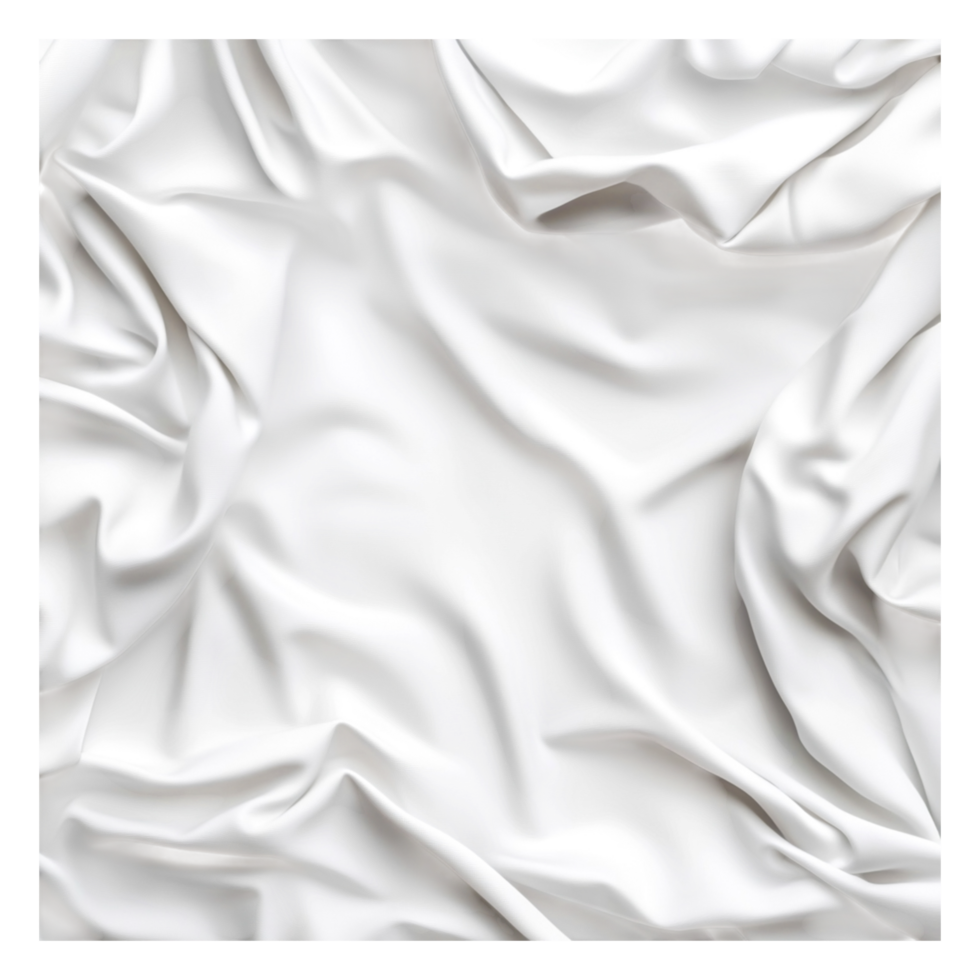 Soft and Elegant White Fabric Texture for Background and Design Use png
