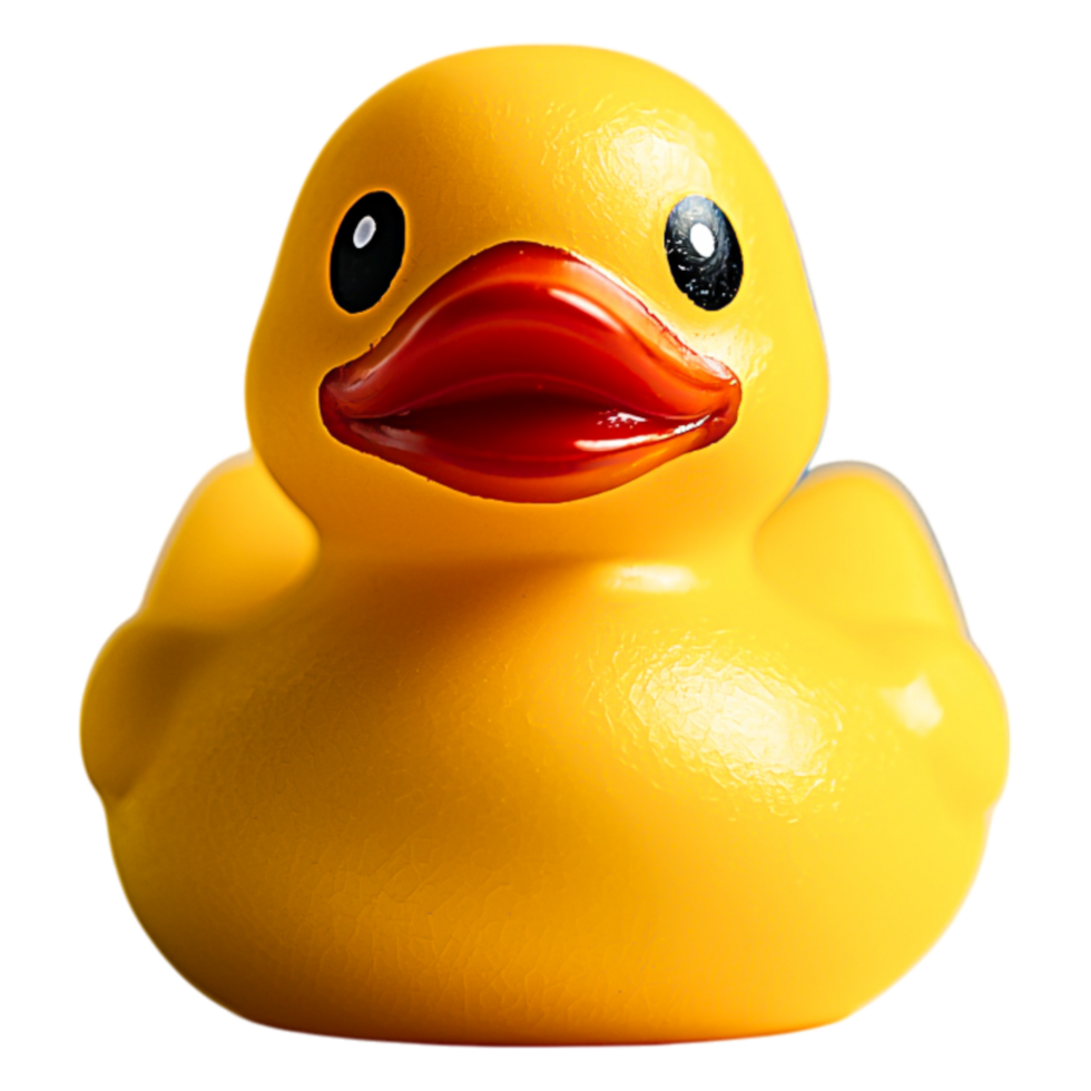 Cute Yellow Rubber Duck for Bath Time and Outdoor Fun Activities png