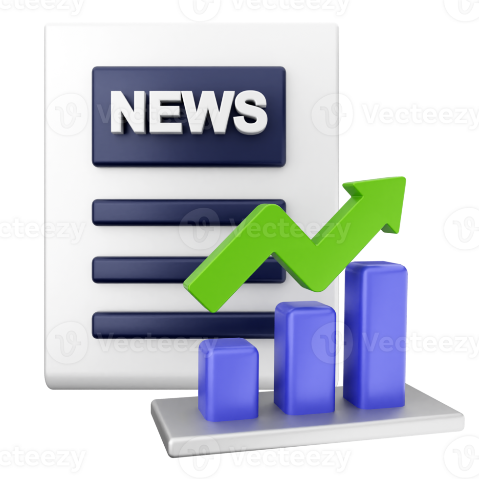 News and business graph png