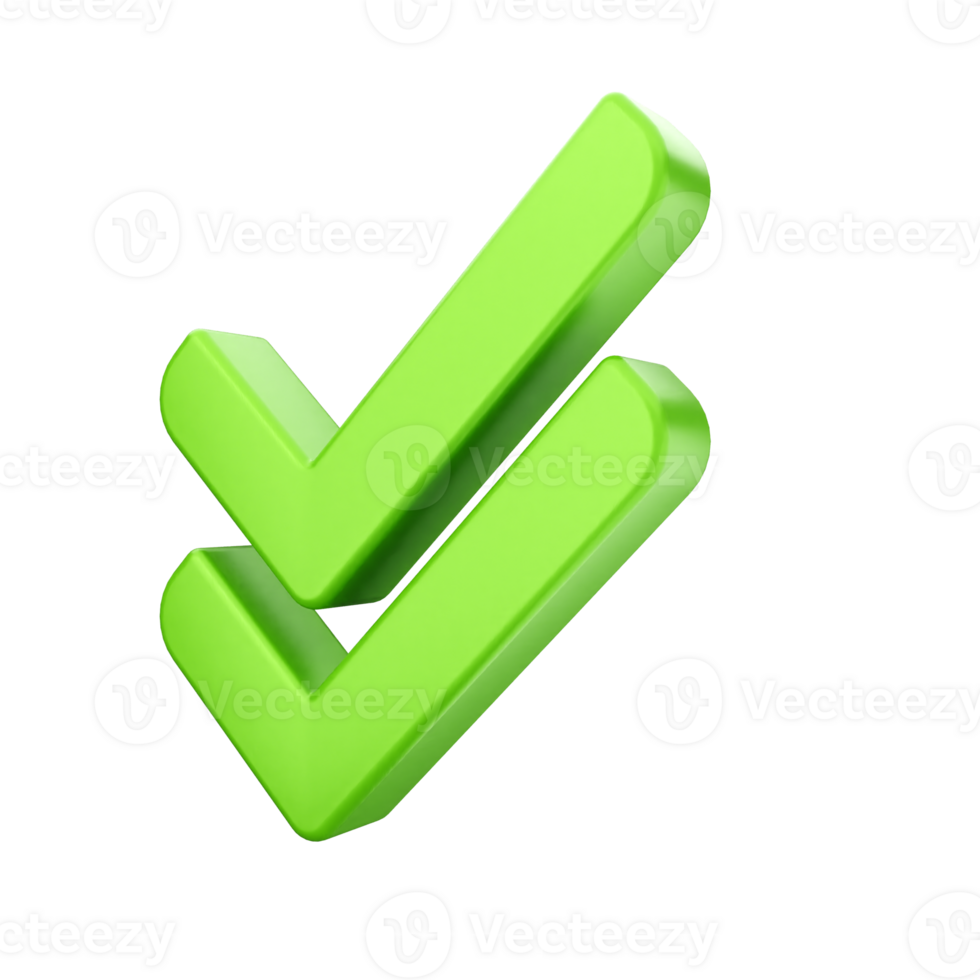 Green check mark icon on black background png