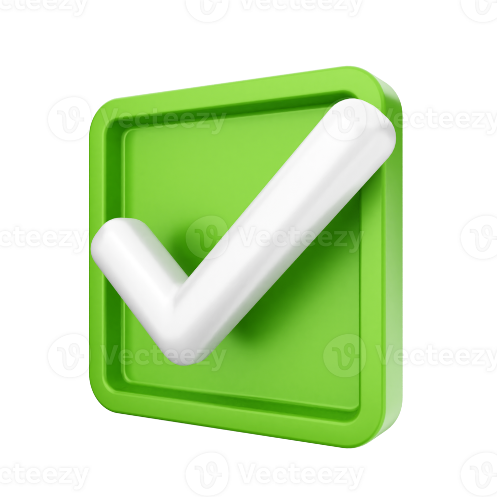 A green check mark icon on a black background png