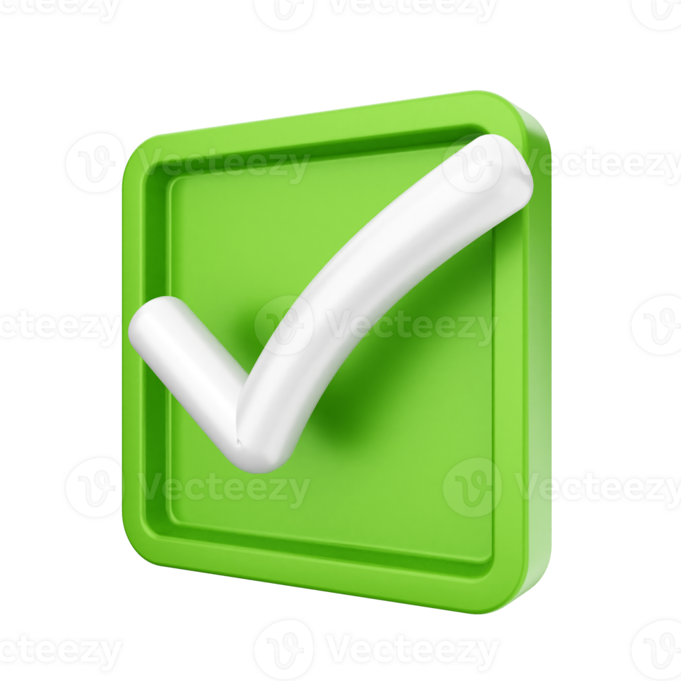 A green check mark icon on a black background png