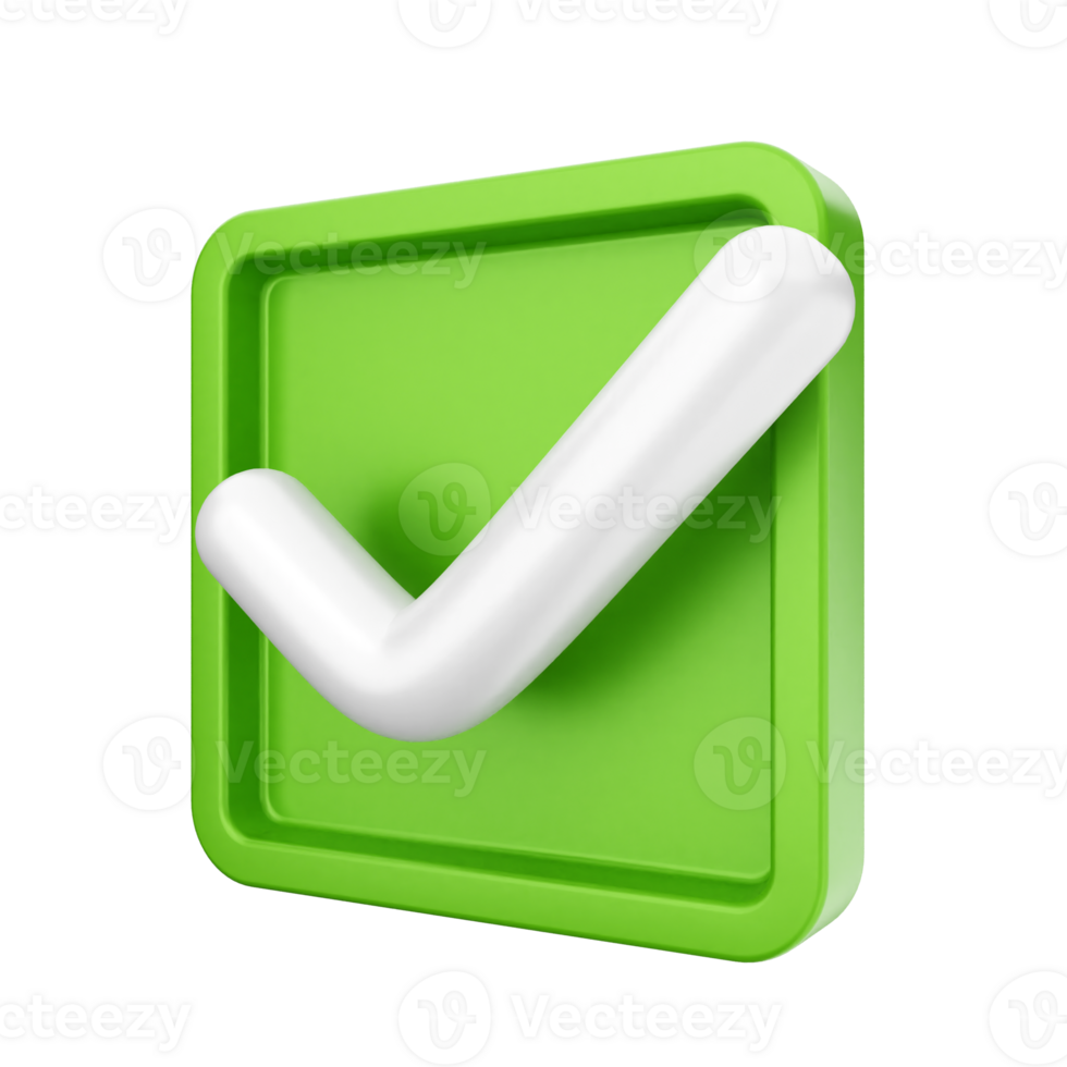 A green check mark icon on a black background png