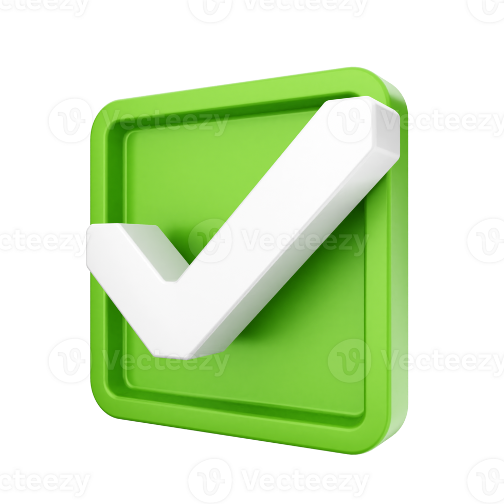 A green check mark icon on a black background png