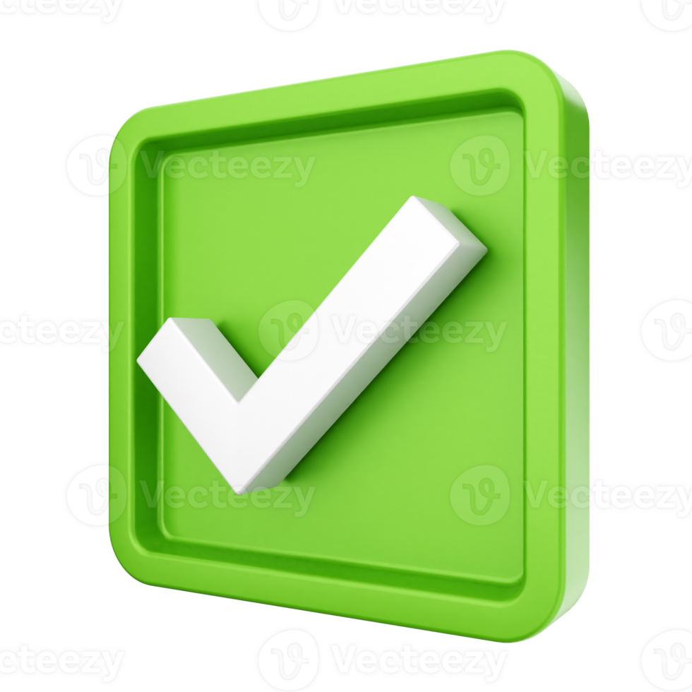 A green check mark icon on a black background png
