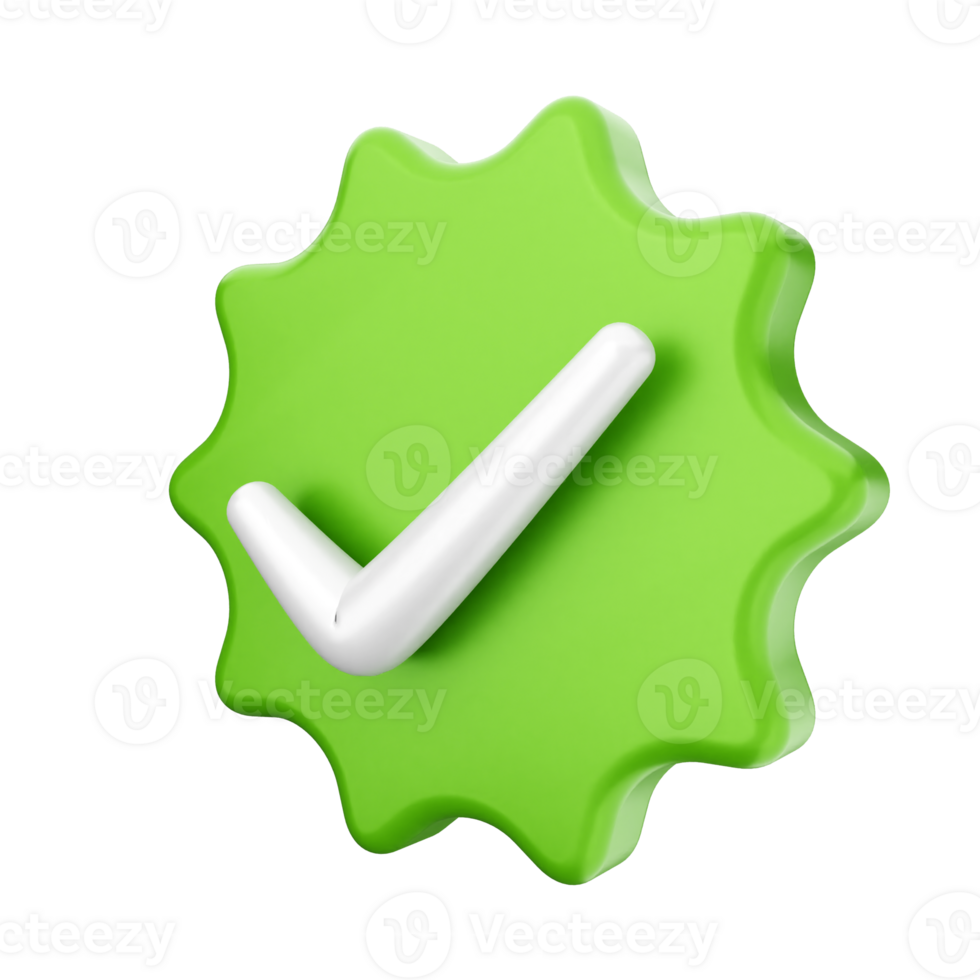 Green check mark icon on black background png