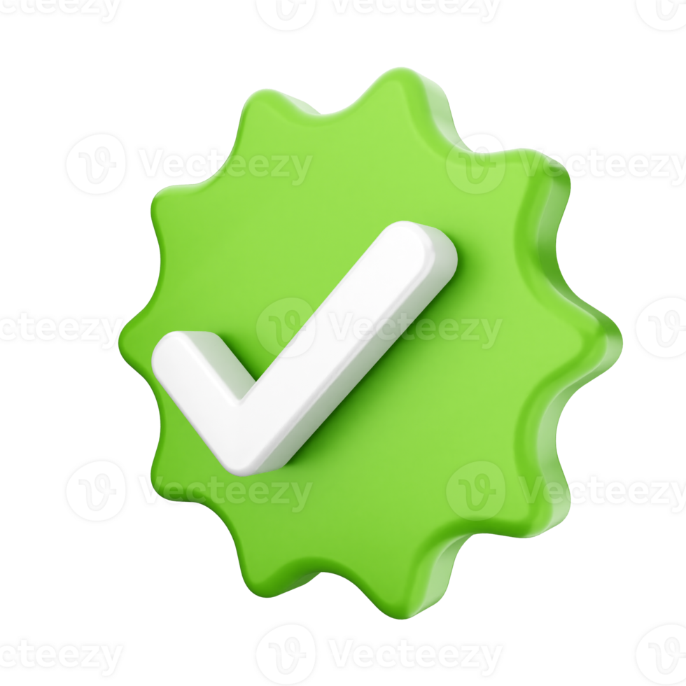 A green check mark on a black background png