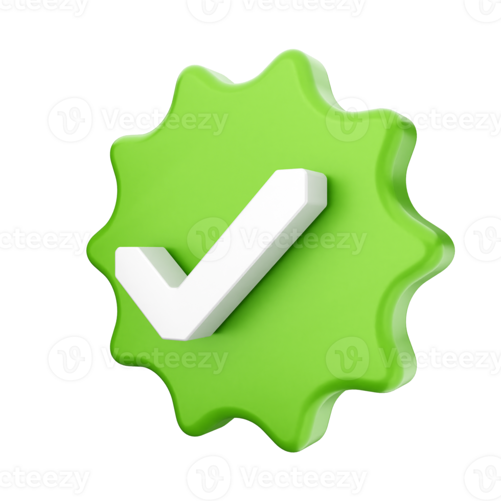 A green check mark on a black background png