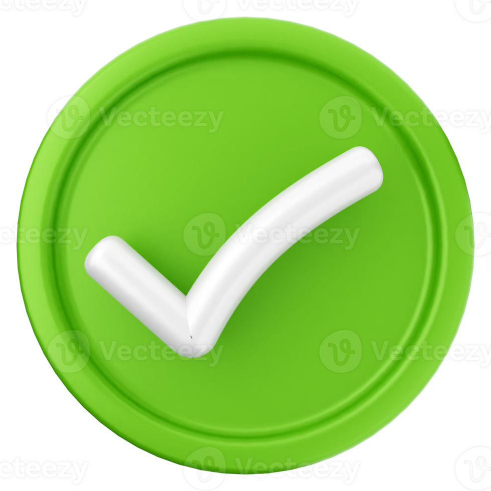 A green check mark icon on a black background png