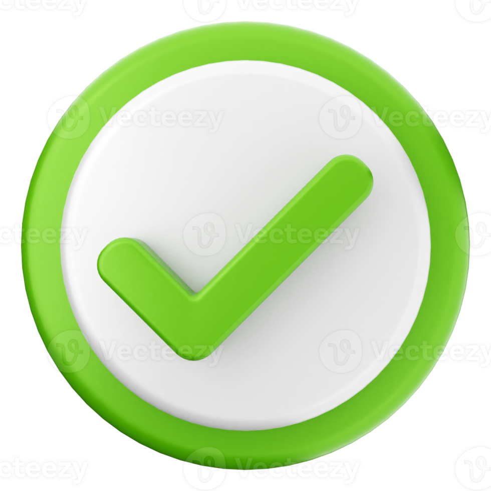 A green check mark icon on a black background png