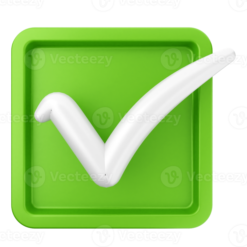 A green check mark icon on a black background png